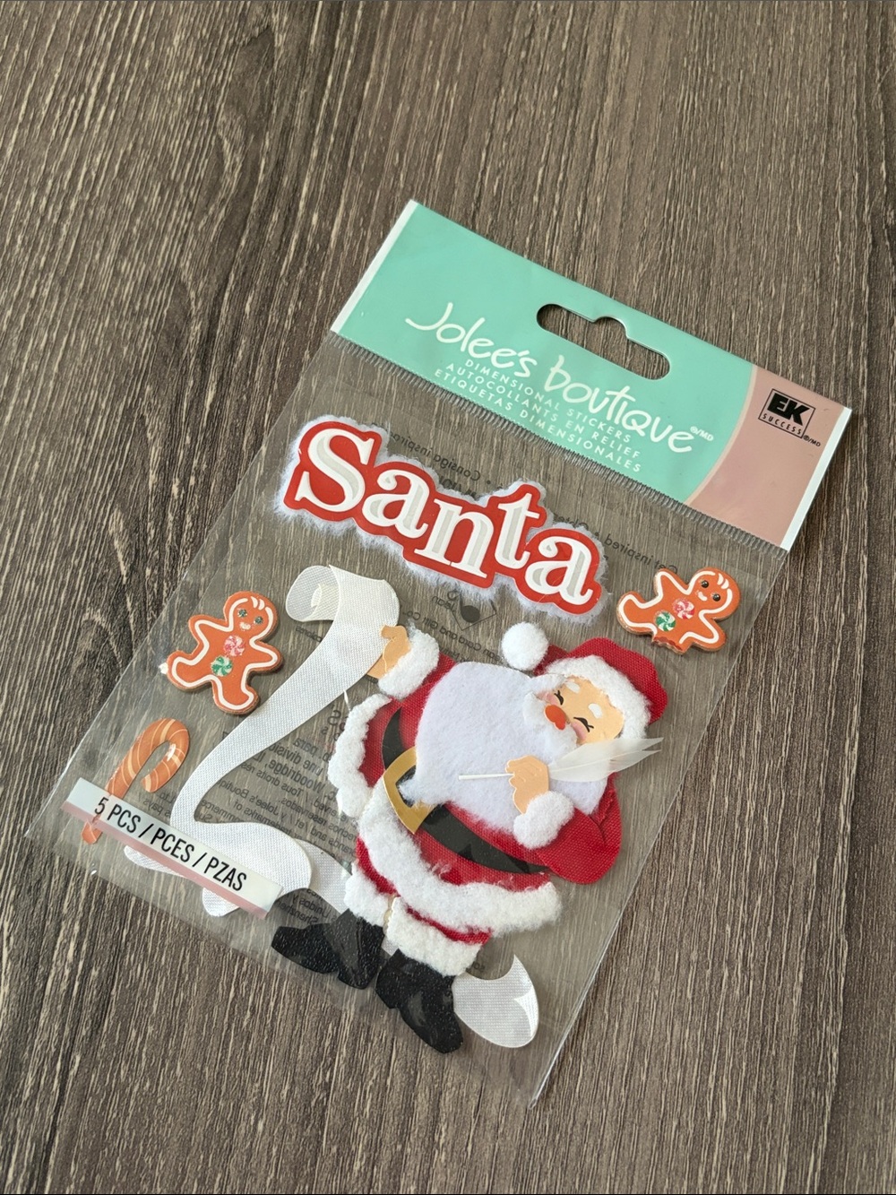 ❤️$8 Jolee's Boutique Classic Santa Dimensional Stickers